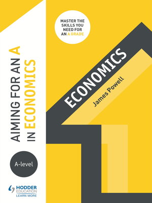 cover image of Aiming for an a in A-level Economics